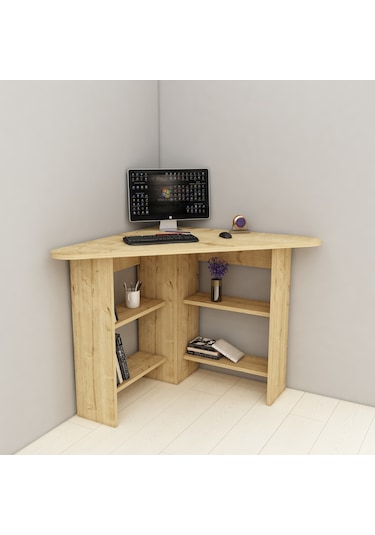 Arnetti Köşe Çalışma Masası Corner Ofis Masası Safirmeşe