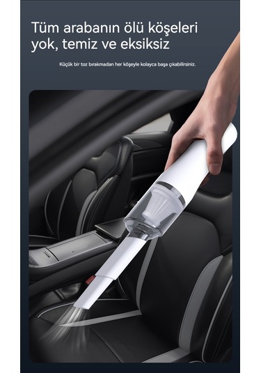 Jian Fan Araba Elektrikli Süpürge Kablosuzşarj Elektrikli Süpürge El Tipi Küçük Taşın İse Bir Güç Güçlü Emişev Arabası