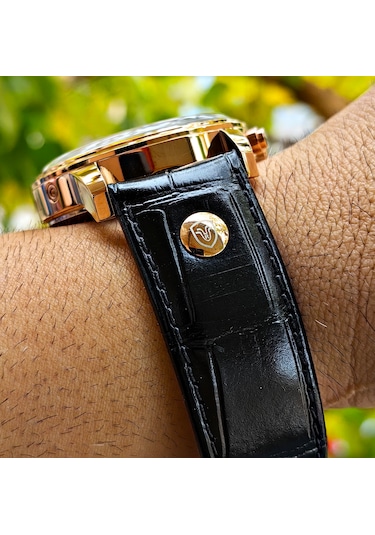 Raymond Star Seri Otomatik Erkek Kol Saati Rose Gold