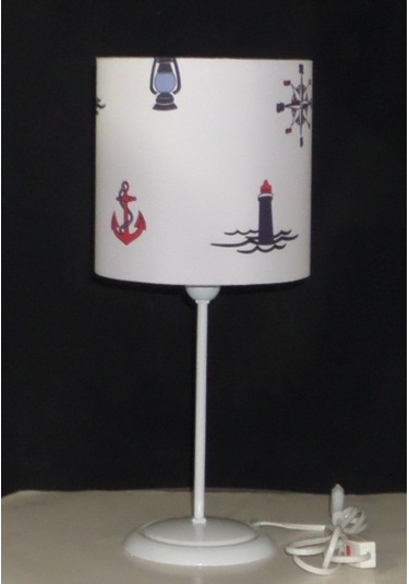 Denizci Çapa Dümen Yelkenli Çocuk Genç Odası Avize Abajur Seti (293253423)