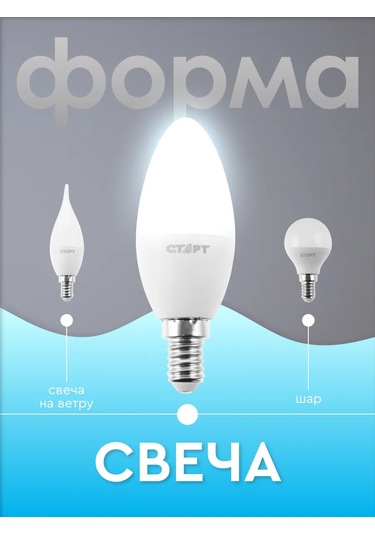 Start Led Ampul E14 Mum Şeklinde 8w 6500k 5 Adet 240164988