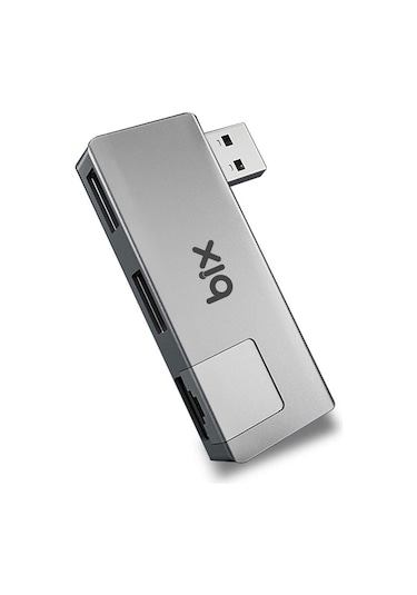 Bix BX22HB 5Gbps USB to USB 3.2 / USB 2.0 RJ45 Gigabit Ethernet Dönüştürücü Adaptör