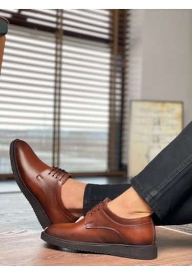 Muggo Marcel Garantili Erkek Günlük Hakiki Deri Casual Ayakkabı Siyah