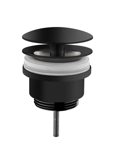 VitrA Origin Yuvarlak Sabit Lavabo Süzgeci Mat Siyah A4514836 Siyah