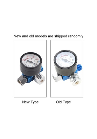 Ximistore9 Pnömatik Boya Spreyi G1/4" Telli Basınç Regülatörü - 0-10bar 0-150psı Gerçek Zamanlı Basınç Kontrolü Aracı