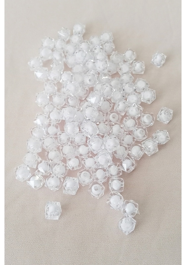 Küp Boncuk İçten Boncuklu Bileklik Çanta Boncuğu 10 Mm 50 Gr Beya