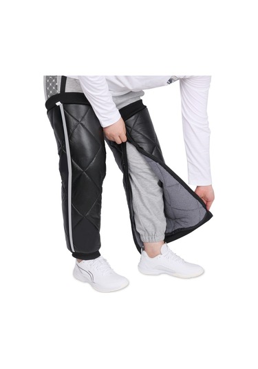 Kış İçin Elektrikli Araç Dizlikleri Açık Havada Sürüş Koruması Dizlik Siyah