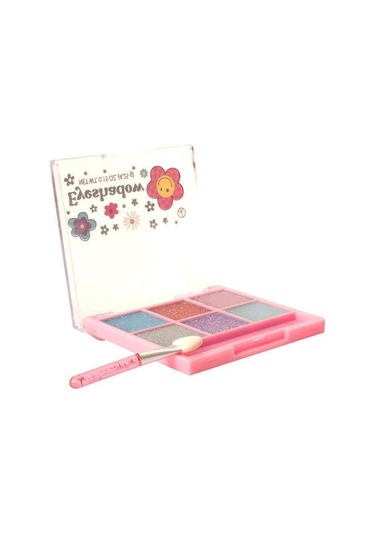 Parıltılı Taşınabilir Kozmetik Seti Çocuk Makyaj Oyuncak Seti Akrilik Çantalı