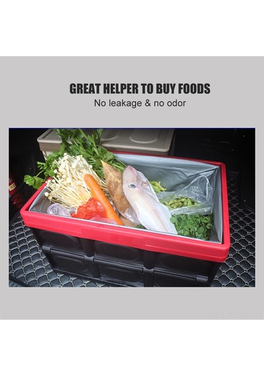 Xindoker Araba Bagajı Düzenleyici 30l Siyah Küçük Boy - Katlanabilir Abs Malzeme - Arabada Evde Kullanım Diğer