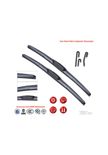 Peugeot 206+ Plus Silecek 2010-2012 650 MM/400 MM