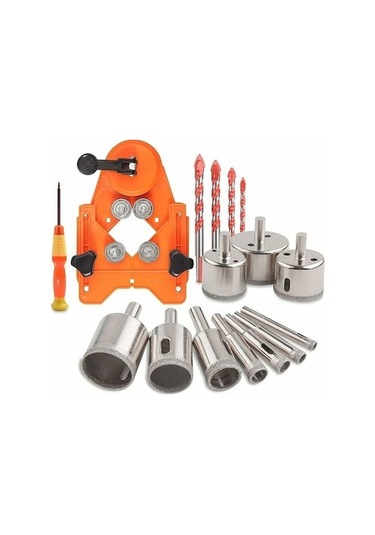 Novahub Elmas Matkap Ucu Seti - 16 Parça Seramik, Cam, Mermer Delme Takımı İle Hassas Delik Açma 10 Boyut