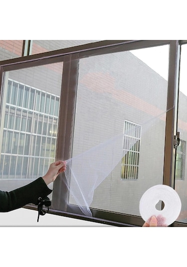 Forvet Tek Kanat Cırtlı Sineklik Pencere Seti 75x125 Cm