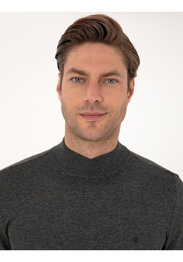 Pierre Cardin Erkek Antrasit Melanj Kazak /triko 50314176-vr081 Antrasit Melanj