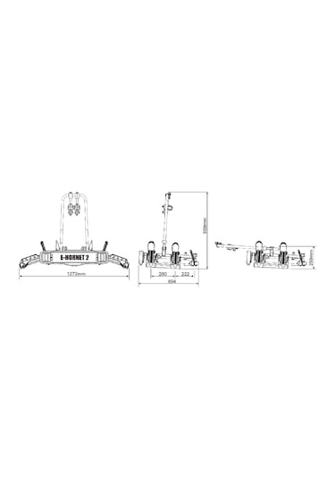 Buzz Rack E-hornet 2 Çeki Demiri Bisiklet Taşıyıcı 7 Pin