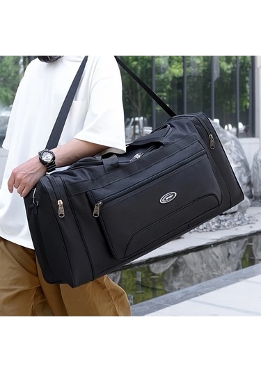 Sandwich Dayanıklı Kırmızı Seyahat Çantası - 003 Model Omuz Askılı Kırmızı