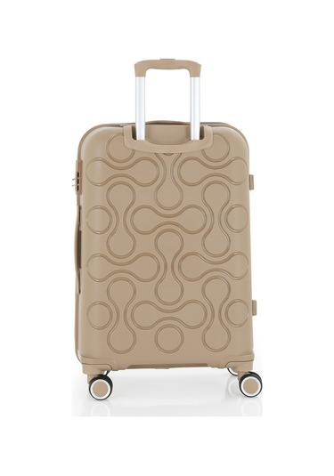 Mçs Polipropilen 3lü Valiz Seti Büyük & Kabin & Makyaj V376 S23sy1000053-set 00026 Şampanya