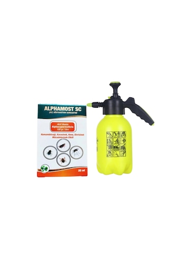 Alphamost Sc 50ml Haşere Ilacı/2lt Basınçlı Ilaçlama Pompası 2'li