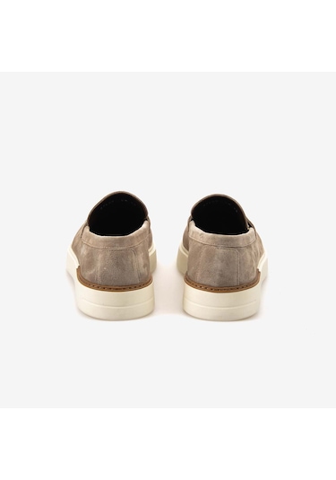 Mocassini Gold Erkek Spor & Sneaker Ayakkabı A7609 Vizon Süet