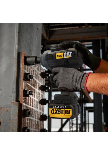 Cat DX73G 18 V 5.0 AH Çift Akülü 1700/2100 NM Kömürsüz Şarjlı Somun Sıkma