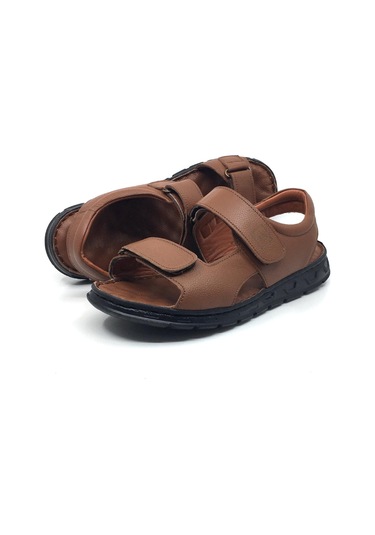 Taşpınar %100 Hakiki Deri Ortopedik Erkek Yazlık Günlük Cırtlı Taba Sandalet 40-45 Taba Taşpınar %100 Hakiki Deri Ortopedik Erkek Yazlık Günlük Cırtlı Taba Sandalet 40-45 Taba