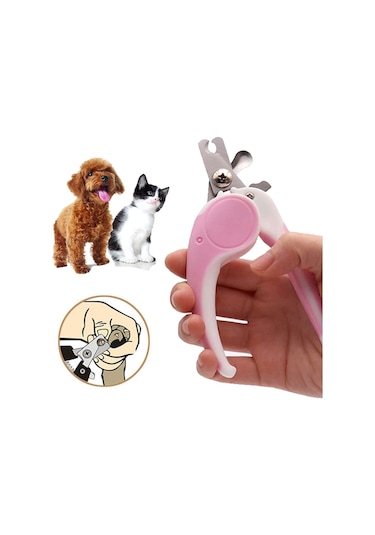WF Cin310Pm Çelik Uçlu Köpek Büyük Tırnak Makası Pembe
