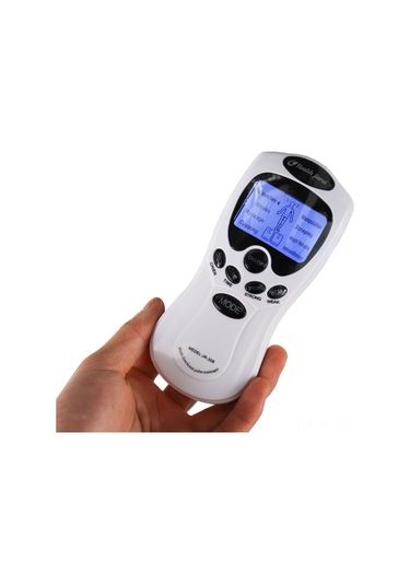 Maiyame Beyaz Dijital Meridian Terapi Cihazı - Kas Ağrısı Alınması, Stres Azaltma, Vücut Geliştirme - 12 Elektrot, Usb Kablosu Ve Kılavuz