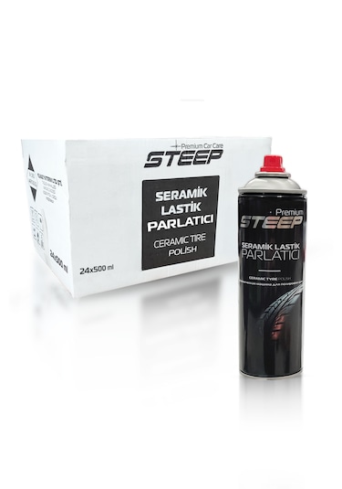 Steep Seramik Lastik & Tampon Parlatıcı Sprey 24 Adet 500ml