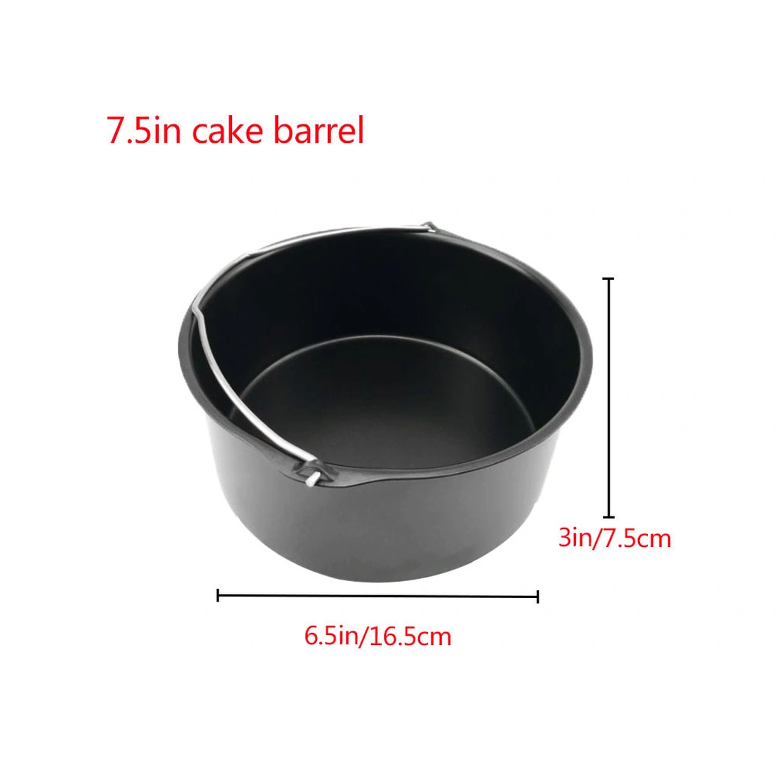 Kangvka Hava Fritözü Aksesuar Seti - 7 İnç Fritöz Sepeti Ve Pizza Taşı İle Çeşitli Yemekler Pişirin