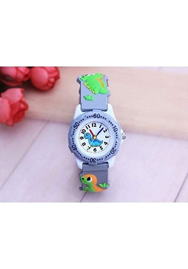 3-10 Yaş Arası Çocuklar İçin 3d Sevimli Karikatür Silikon Bantlı Erkek Kız Çocuk Dijital Analog Bilek Su Geçirmez Saatler Aa Diğer