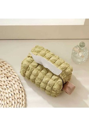 Pazly Şık Açık Yeşil Peçete Tutucu - Mutfak & Araç İçin Zarif Çözüm Açık Yeşil