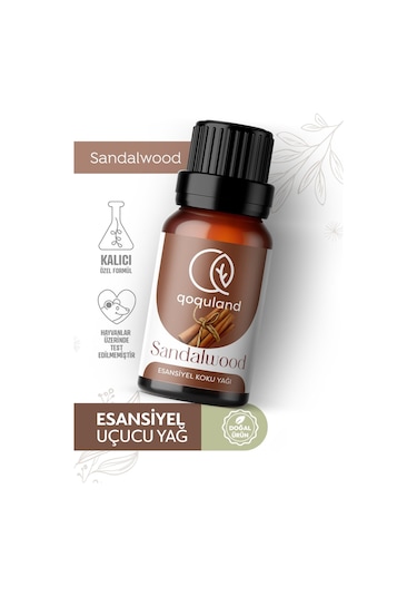 Qoquland Sandalwood Uçucu Yağ Buhurdanlık Esansı Oda Kokusu 10 ML