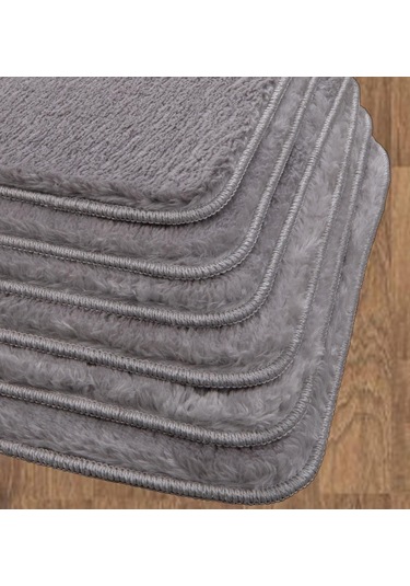 My Evilla Sandalye Minderi 6'Lı 40X40 Açık Gri