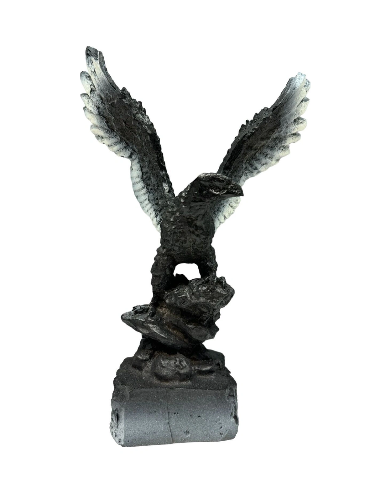 Dekoratif Polyester Kartal Biblo Siyah Beyaz