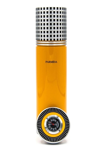 Parmida Sarı Seyahat Tipi Humidor Puro Kutusu