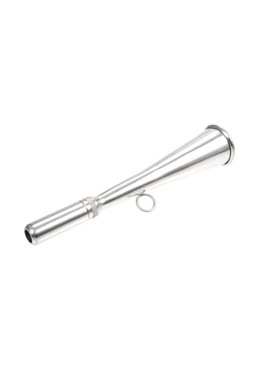 Leezsing El Tutulu Paslanmaz Çelik 304 Sis Horniği - Gümüş Renkli 18cm Fonksiyonel Horn