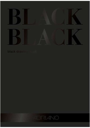 Fabriano Black Black Blok Defter A4 300 G Siyah Nf19100390