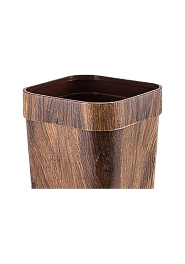 Pazly Yönlü Suntek Kutusu Kovası Kahverengi Ev Dekoratif Çöp Çok 24cmx20cmx28cm Zy Kahverengi