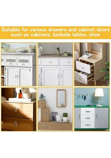 12 Adet Mutfak Çekmecesi Donanımı Paslanmaz Çelik T Şeklinde Mobilya Topuzu Dolap Kapısı Gardırop İçin 12 Vida, Gümüş Diğer