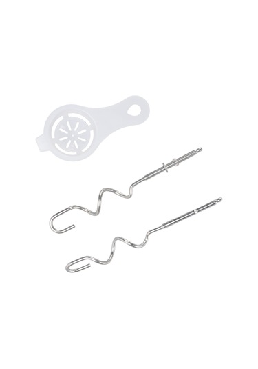 Shineyee Kenwood El Mikseri İçin Paslanmaz Çelik Hamur Kancaları Ve Yumurta Beyazı Ayırıcısı Seti - Hamur, Krem Ve Yumurta Karıştırma Aksesuarı Diğer