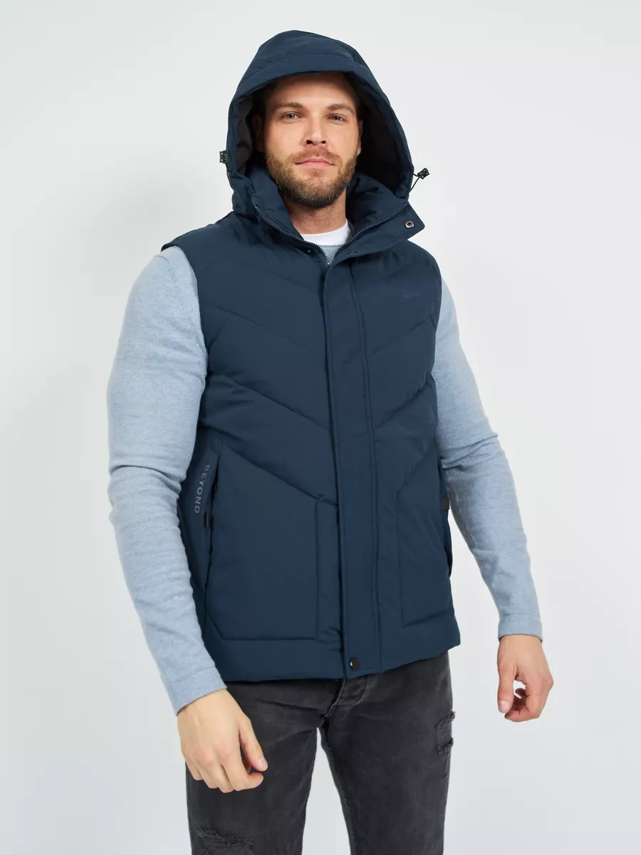 Noia Sonbahar İçin Kapüşonlu Isıtmalı Yelek 206413844 Mavi