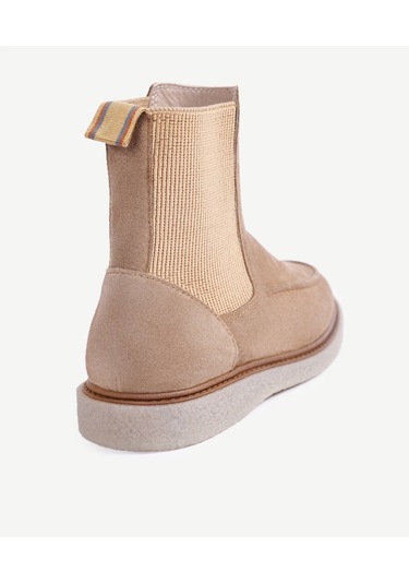 Yargıcı Retro Görünümlü Lastikli Bot Kahverengi