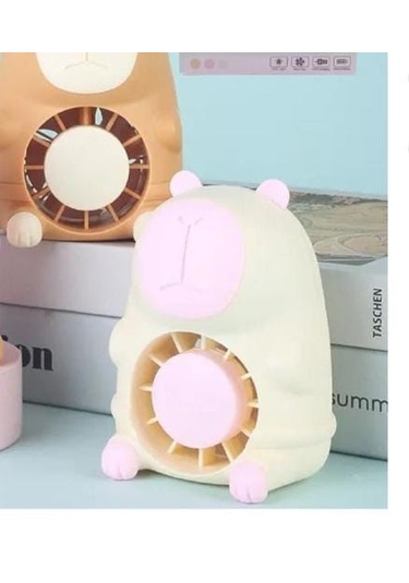 Masaüstü Şarzlı Özel Figürlü Ayıcıklı Işıklı Fan