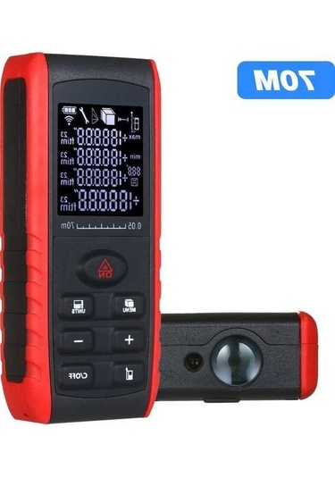 Besthome1 Taşınabilir Lazerli Mesafe Ölçer - 70m Menzil, Alan Hacim Açılı Göstergeli, Yüksek İşlemci Performanslı, Kullanımı Ko