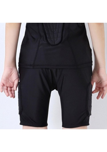 Suntek Çocuk Yastıklı Kalça Koruyucu Kısa Pedi Eva Siyah