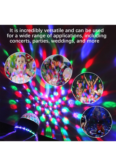 Yaozixa Rgb Renkli Döner Sahne Işığı, 15w Güç, Ab Malzeme, Abd Standardı Fişi Diğer