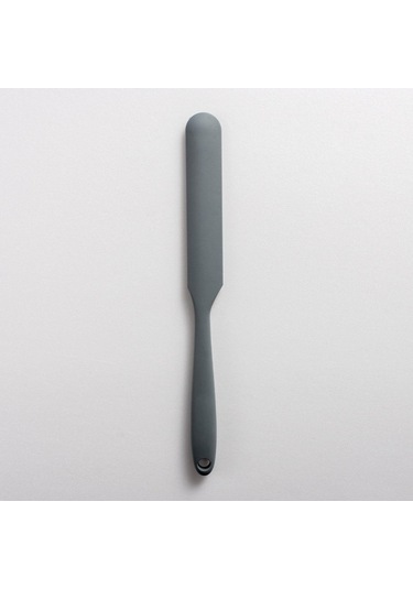 Gri Küçük 1 Parça Silikon Küçük Uzun Kazıyıcı Pişirme Araçları Tereyağı Kazıyıcı Çikolata Buttercream Karıştırma Bıçağı Kek Spatula