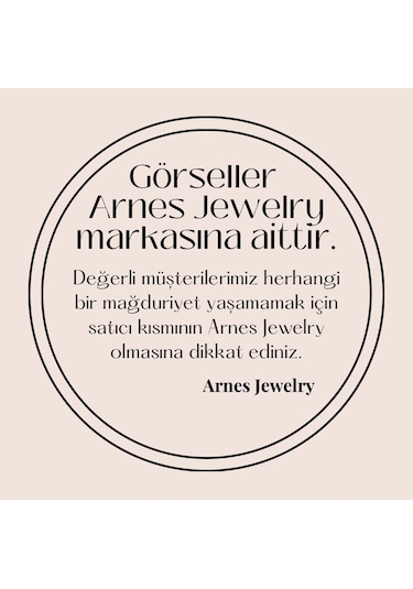 Arnes Jewelry Çelik Altın Kaplama Bilezik Ar293nes Gold