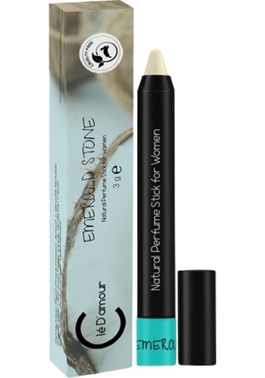 Cle D'Amour Emerald Stone Women Vegan EDP Kadın Parfüm Gurme Çiçeksi 3 x 50 ML