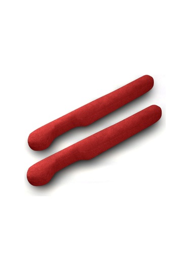 Tenfowee Otomotiv Koltuk Boşluk Dolgusu - Kırmızı Alcantara Kumaş, 2 Adet, Sızıntı Önleyici Koltuk Kenar Koruması