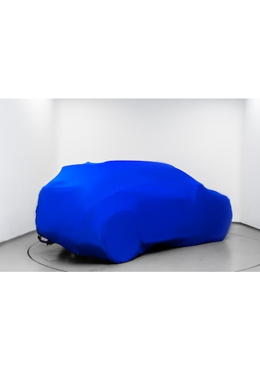 JEEP GRAND CHEROKEE 4 (WK2) (2010-2021) Kumaş Logolu Oto Branda - Penye Örtü MAVİ